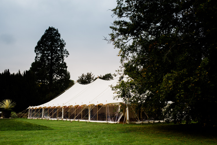 Pole Tent Clear Sides Festoon Lights Outdoorsy Late Summer Marquee Wedding Ideas http://www.esmefletcher.com/