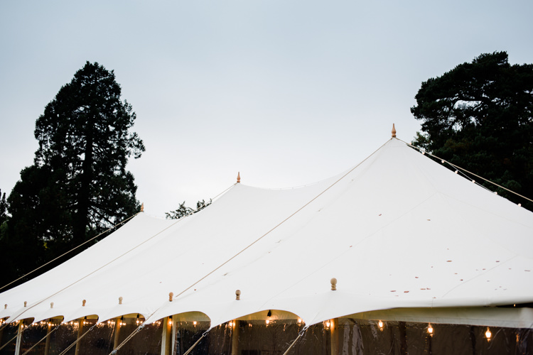 Pole Tent Clear Sides Festoon Lights Outdoorsy Late Summer Marquee Wedding Ideas http://www.esmefletcher.com/
