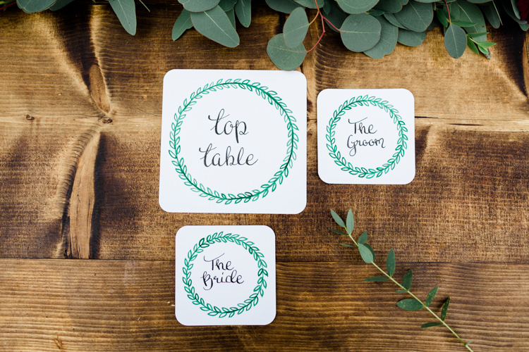 Botanical Stationery Outdoorsy Late Summer Marquee Wedding Ideas http://www.esmefletcher.com/