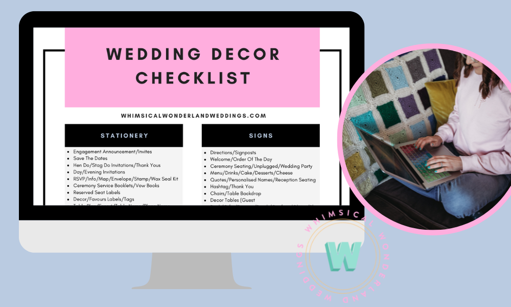Wedding Decor List Tool Free