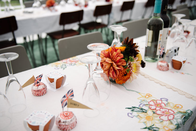 Homemade Street Party Back Garden Wedding http://www.foxmoonphotography.com/