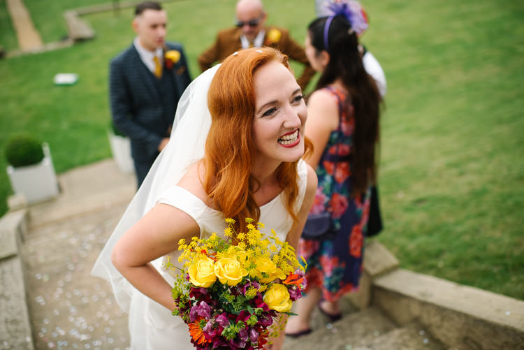 Homemade Street Party Back Garden Wedding http://www.foxmoonphotography.com/