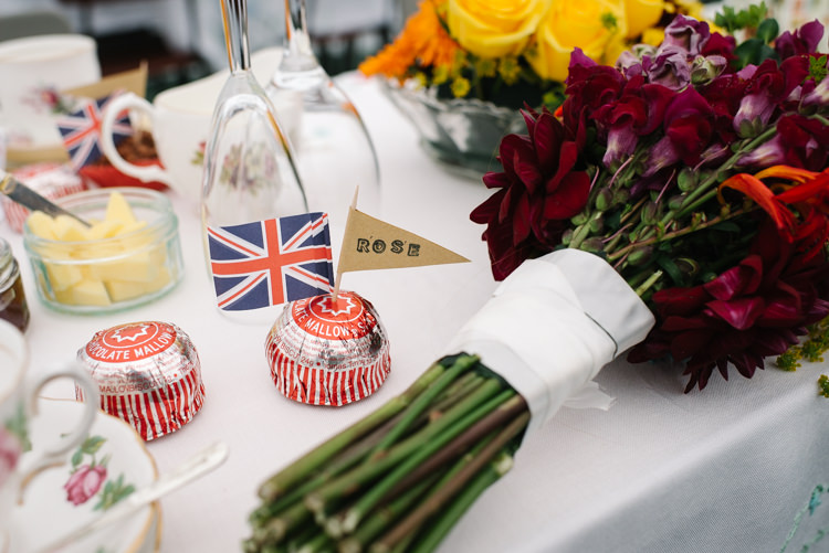Homemade Street Party Back Garden Wedding http://www.foxmoonphotography.com/