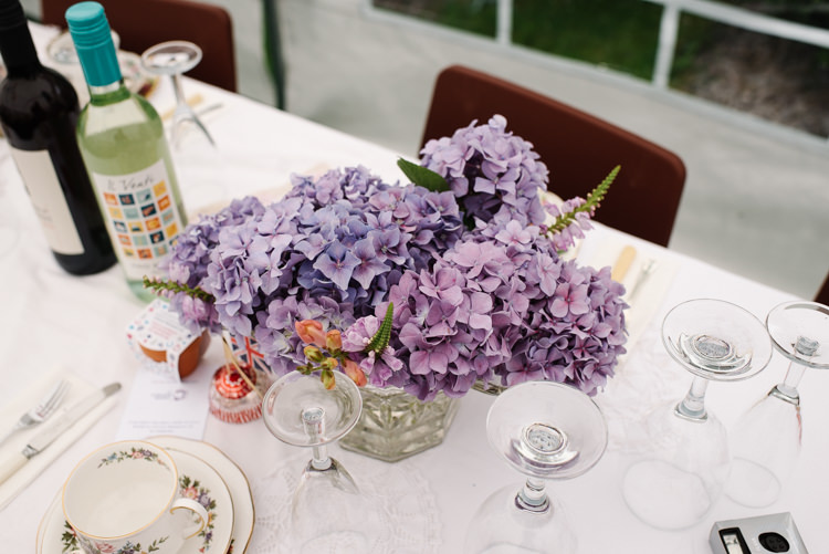 Homemade Street Party Back Garden Wedding http://www.foxmoonphotography.com/