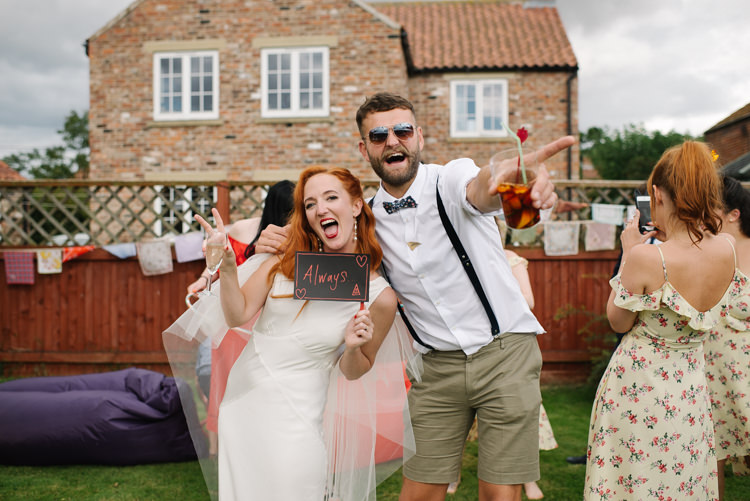 Homemade Street Party Back Garden Wedding http://www.foxmoonphotography.com/