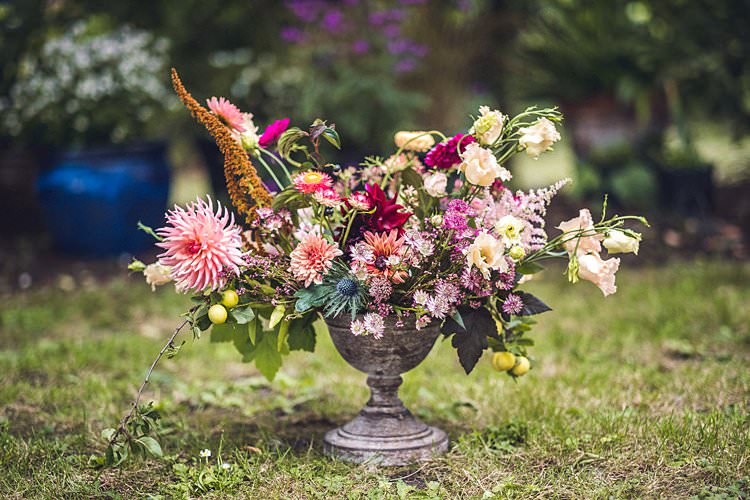 Flowers Floral Urn Wild Indie Back Garden Bespoke Party Wedding https://www.babbphoto.com/