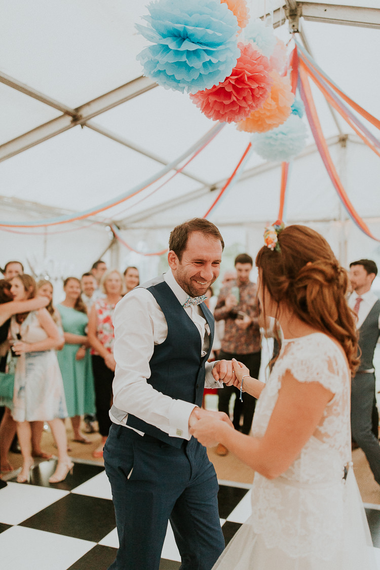 Bright Colourful DIY Back Garden Wedding http://jonnymp.com/