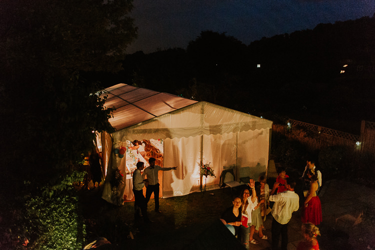 Bright Colourful DIY Back Garden Wedding http://jonnymp.com/