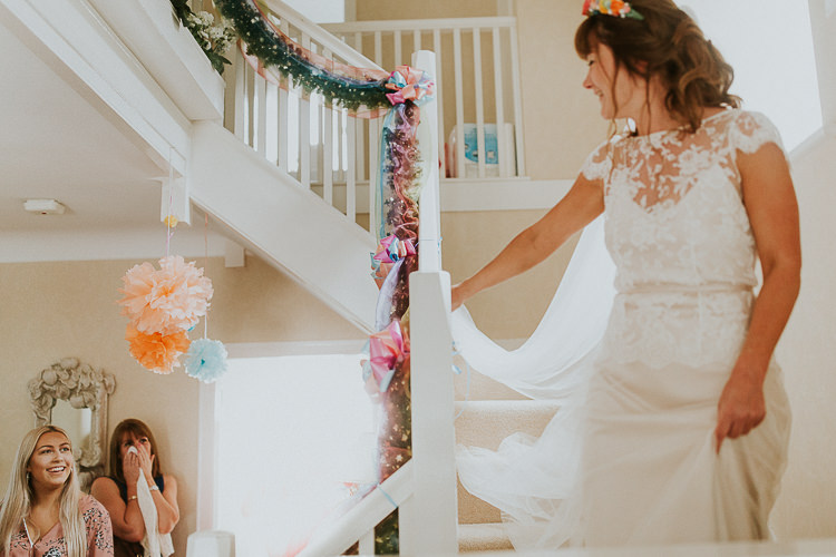 Bright Colourful DIY Back Garden Wedding http://jonnymp.com/