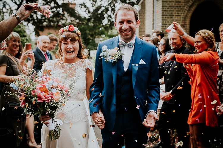 Bright Colourful DIY Back Garden Wedding http://jonnymp.com/