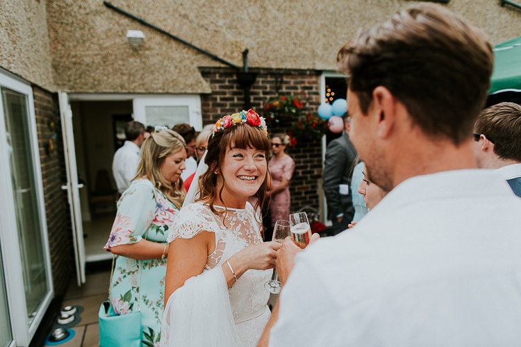 Bright Colourful DIY Back Garden Wedding http://jonnymp.com/