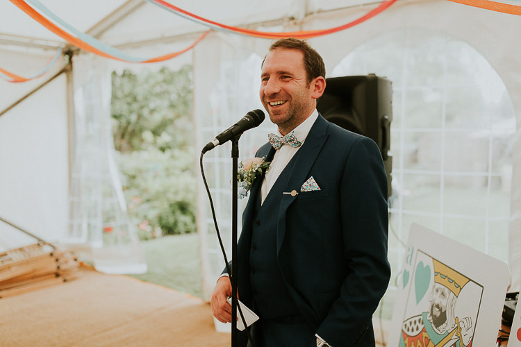 Bright Colourful DIY Back Garden Wedding http://jonnymp.com/