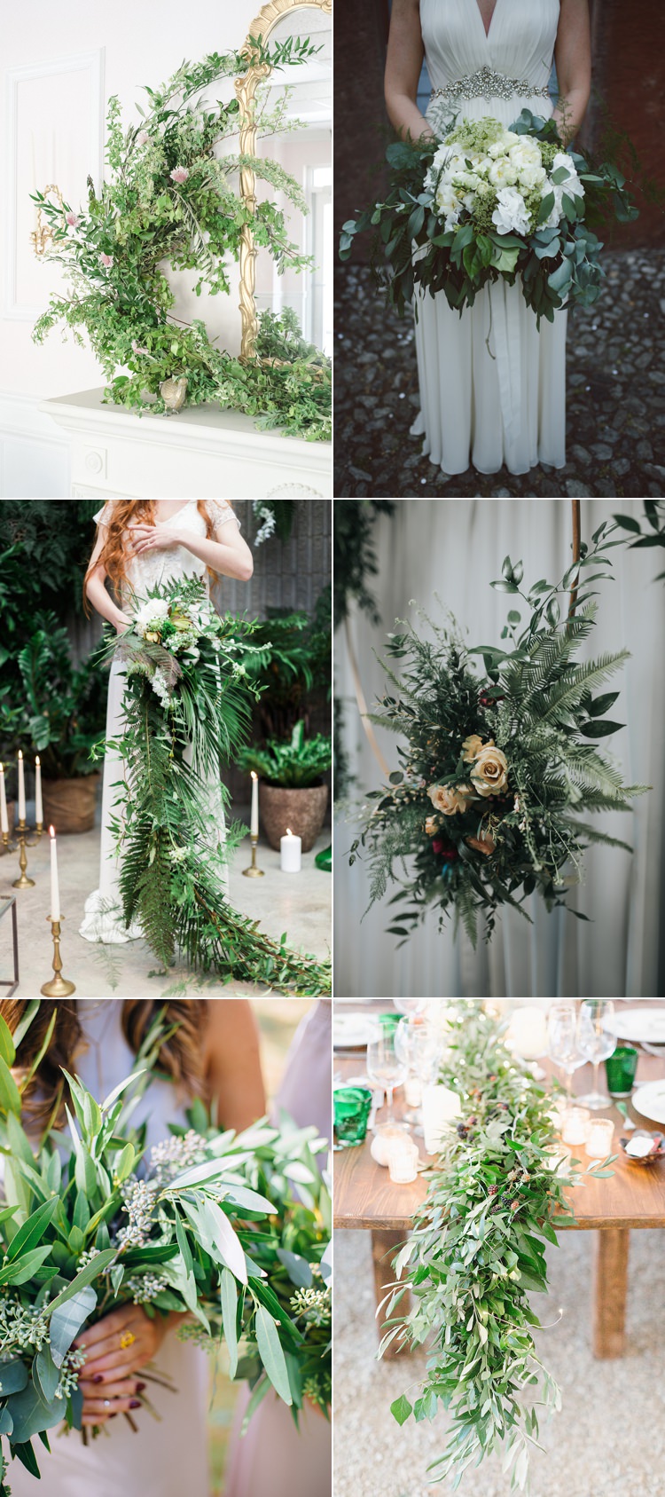 Greenery Botanical Wedding Trends Flowers 2018