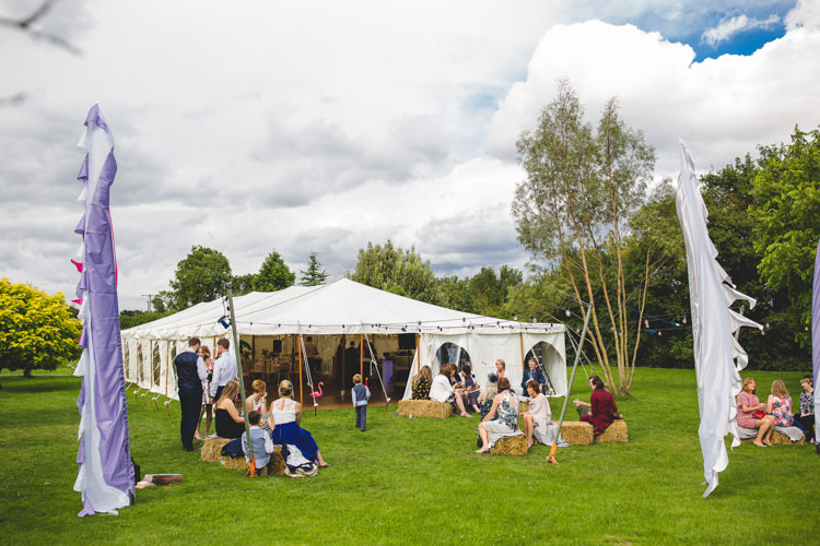 Marquee Festival Flags Rainbow Farm Creative Wedding http://www.livvy-hukins.co.uk/