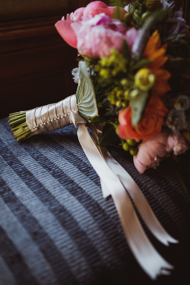 Bride Bridal Bouquet Peony Colourful Multicolour Rural Clifftop Tipi Wedding https://www.njphotographic.co.uk/