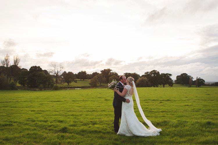 Bridal Bride Dress Gown Veil V Neck Keyhole Backless Lace Reiss Groom Elegant DIY Country Manor Wedding http://www.bengoode.com/