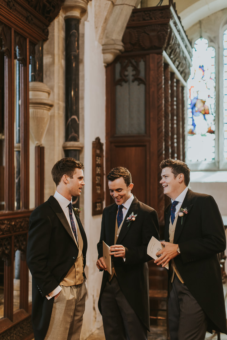 Traditional Morning Suits Groom Groomsmen Sperry Tent Marquee Farm Wedding http://www.paulunderhill.com/