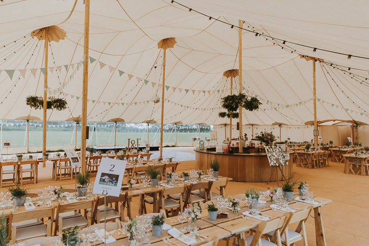 Decor Rustic Bunting Tables Sperry Tent Marquee Farm Wedding http://www.paulunderhill.com/