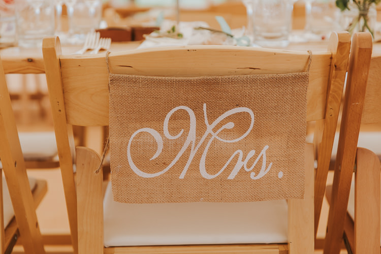 Hessian Burlap Chair Sign Decor Sperry Tent Marquee Farm Wedding http://www.paulunderhill.com/