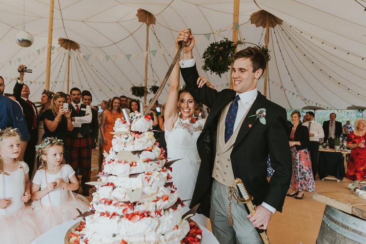 Pavlova Cake Dessert Sperry Tent Marquee Farm Wedding http://www.paulunderhill.com/