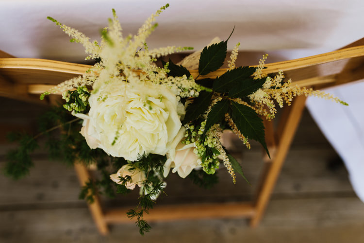 Chair Flowers Backs Decor Fun Town Hall Countryside Gardens Cat Wedding http://www.allymphotography.com/