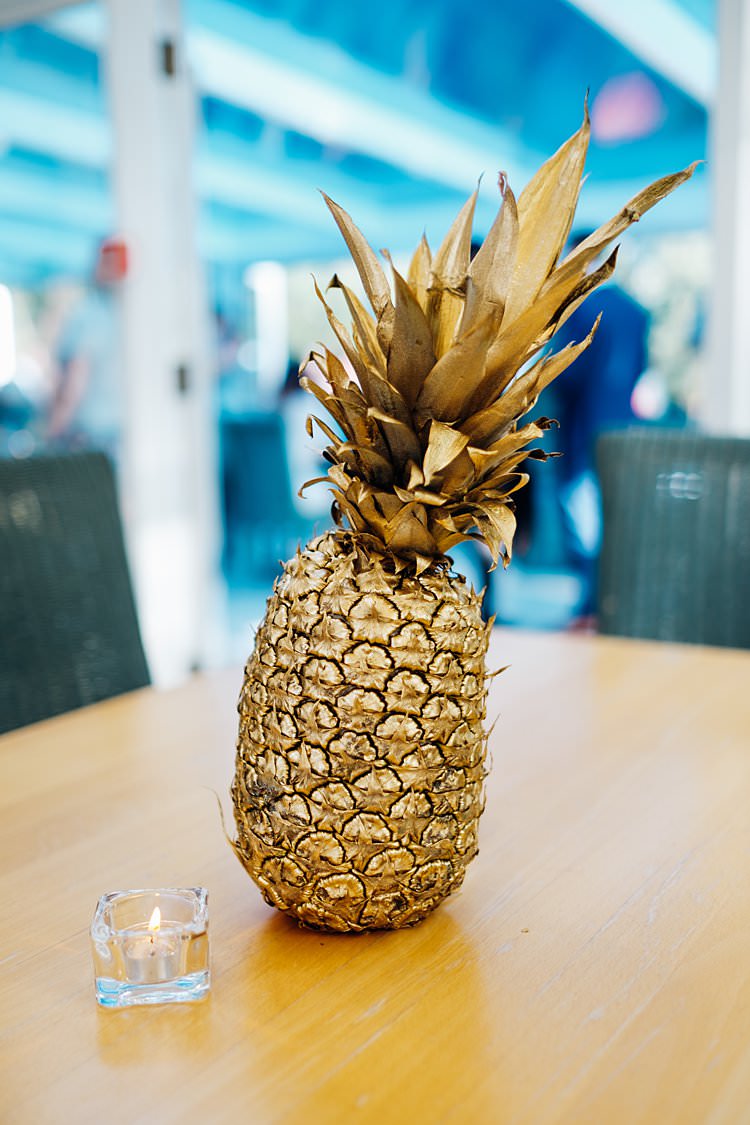 Gold Pineapple Stylish Country House Rave Wedding http://www.mariannechua.com/
