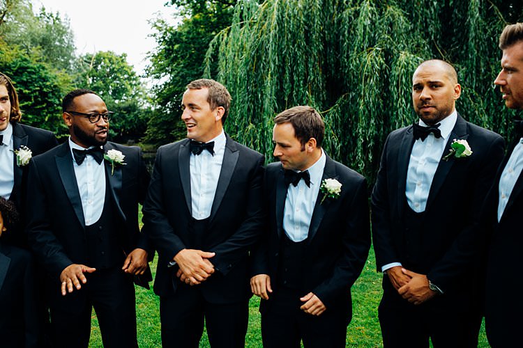 Tuxedos Suits Bow Tie Formal Groomsmen Groom Best Man Stylish Country House Rave Wedding http://www.mariannechua.com/