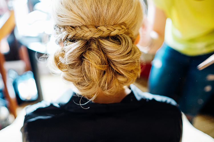 Hair Up Do Style Bride Bridal Twist Plait Braid Stylish Country House Rave Wedding http://www.mariannechua.com/