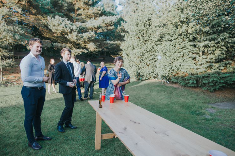 Beer Pong Whimsical Green Copper Rustic DIY Wedding http://www.brookrosephotography.co.uk/