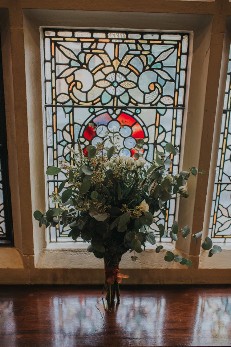 Greenery Foliage Bouquet Flowers Bride Bridal Whimsical Green Copper Rustic DIY Wedding http://www.brookrosephotography.co.uk/