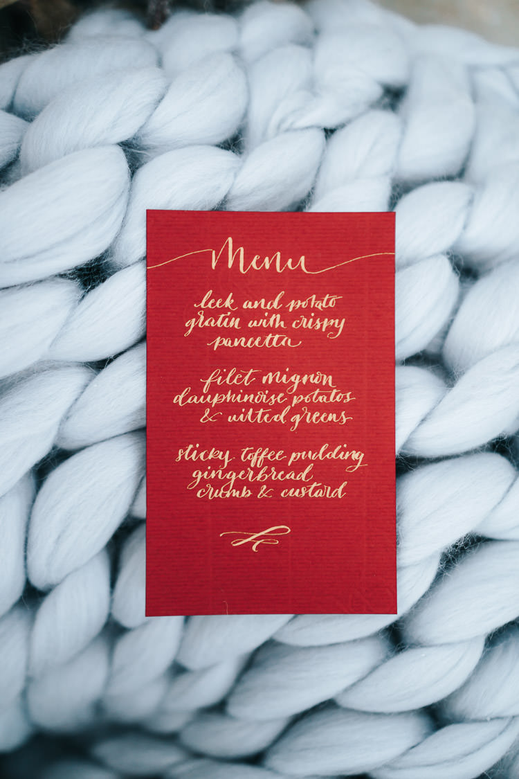 Red Green Winter Wonderland Wedding Ideas http://www.angelawardbrown.com/
