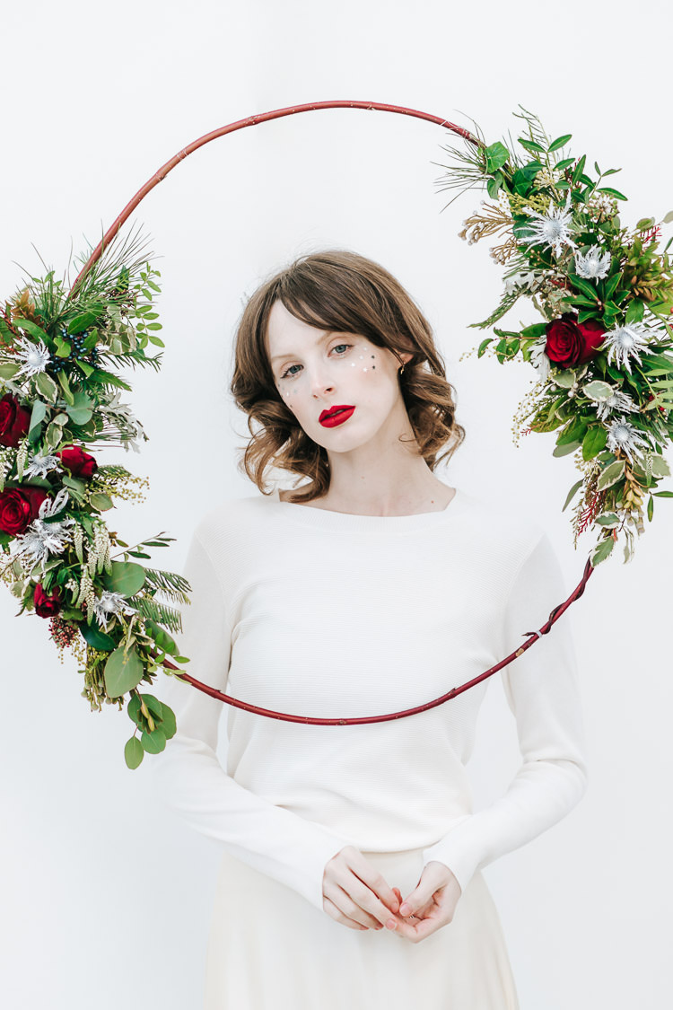 Red Green Winter Wonderland Wedding Ideas http://www.angelawardbrown.com/
