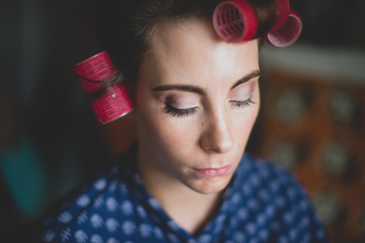 Make Up Bride Bridal Botanical Gold Sequin Music Hall Wedding http://sashaweddings.co.uk/