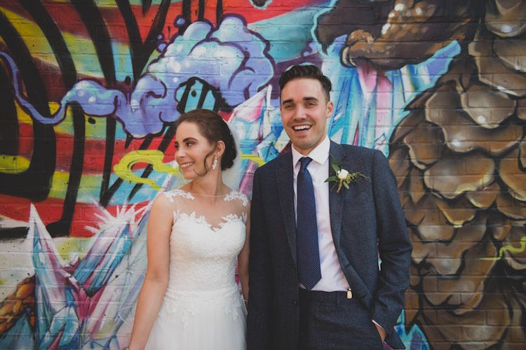 Botanical Gold Sequin Music Hall Wedding http://sashaweddings.co.uk/