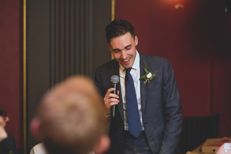 Botanical Gold Sequin Music Hall Wedding http://sashaweddings.co.uk/
