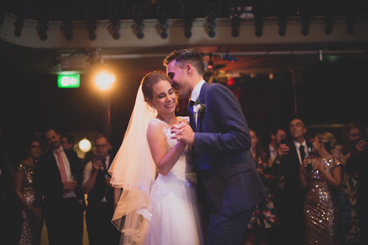 Botanical Gold Sequin Music Hall Wedding http://sashaweddings.co.uk/