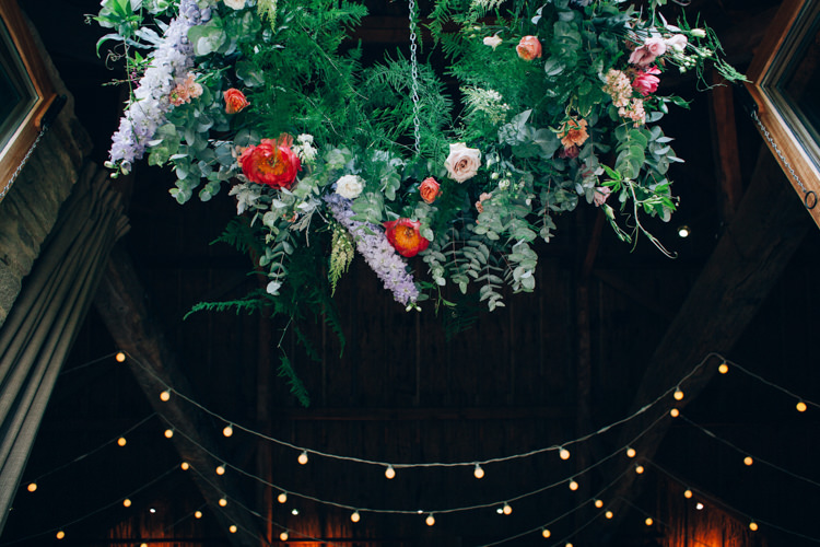 Hanging Flower Hoop Greenery Peony Chandelier Flowery Bohemian Secret Garden Wedding https://caseyavenue.co.uk/