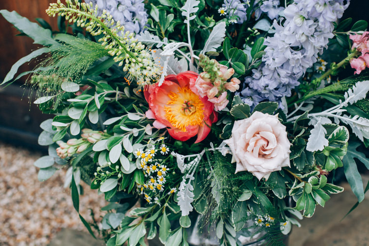 Coral Peony Flowery Bohemian Secret Garden Wedding https://caseyavenue.co.uk/