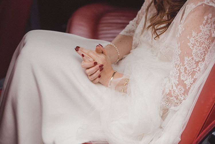 Red Nails Manicure Bride Bridal Joyful Warm Cosy Autumn Barn Wedding http://www.rebeccadouglas.co.uk/