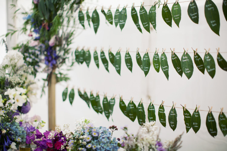 Leaf Peg Seating Chart Plan Table Relaxed Lavender Farm Marquee Wedding https://sashaleephotography.com/