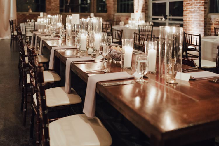 Modern Stylish Minimalist Chic Refined Decor Geometric Candles | Urban Industrial Luxe Wedding http://hellencophotos.com/