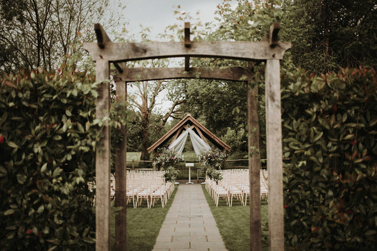 Outdoor Ceremony Surrey Silvery Grey Nature Wedding https://jonathanellisblog.com/