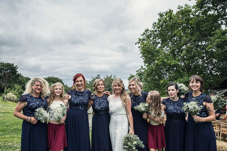 Bridesmaid Dresses Blue Sequin Skirts Tops Heartfelt Celestial Handmade Wedding http://assassynation.co.uk/