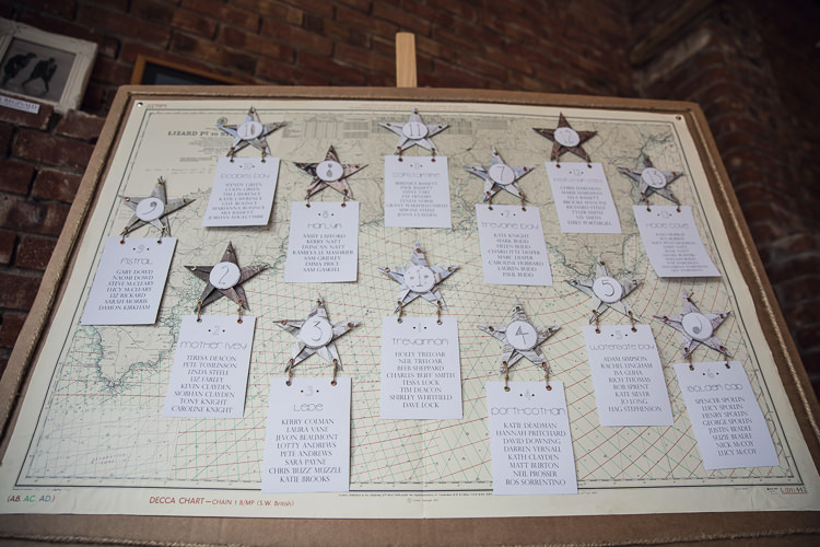 Map Travel Star Seating Plan Table Chart Heartfelt Celestial Handmade Wedding http://assassynation.co.uk/
