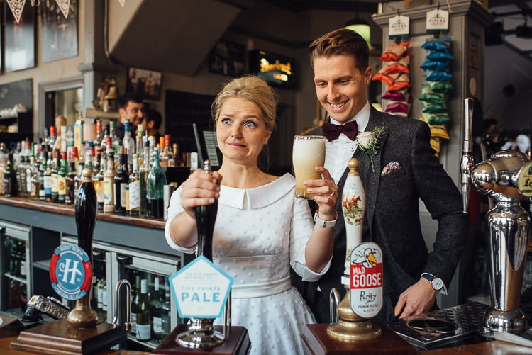 Chic Relaxed London Pub Wedding https://theshannons.photography/