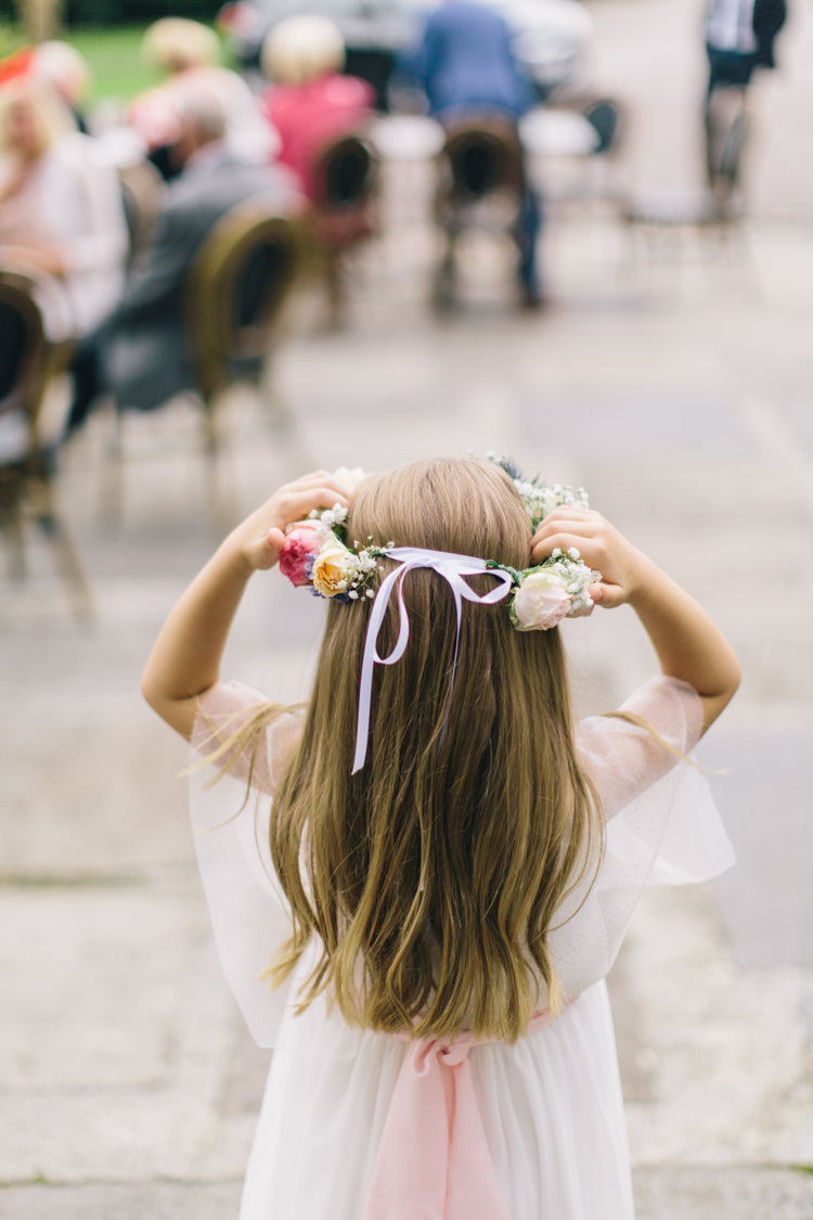 Flower Girl Crown Headdress Retro 70s Bohemian Summer Dream Wedding http://whitecatstudio.ie/