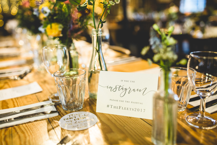 Instagram Hashtag Social Media Sign Colourful Fun Cosy Rainy Sea Wedding http://www.livvy-hukins.co.uk/