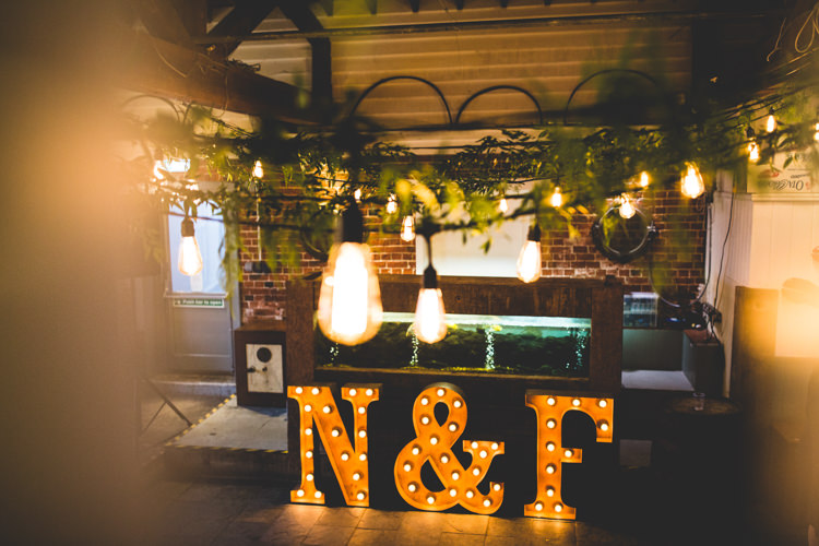 Light Up Circus Letter Initials Colourful Fun Cosy Rainy Sea Wedding http://www.livvy-hukins.co.uk/