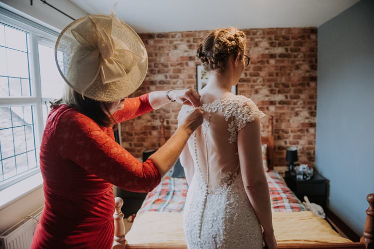 Illusion Back Lace Dress Gown Bride Bridal Twinkly Rustic Winter Wonderland Wedding https://www.kazooieloki.co.uk/