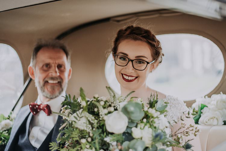 Bride Bridal Make Up Glasses Twinkly Rustic Winter Wonderland Wedding https://www.kazooieloki.co.uk/